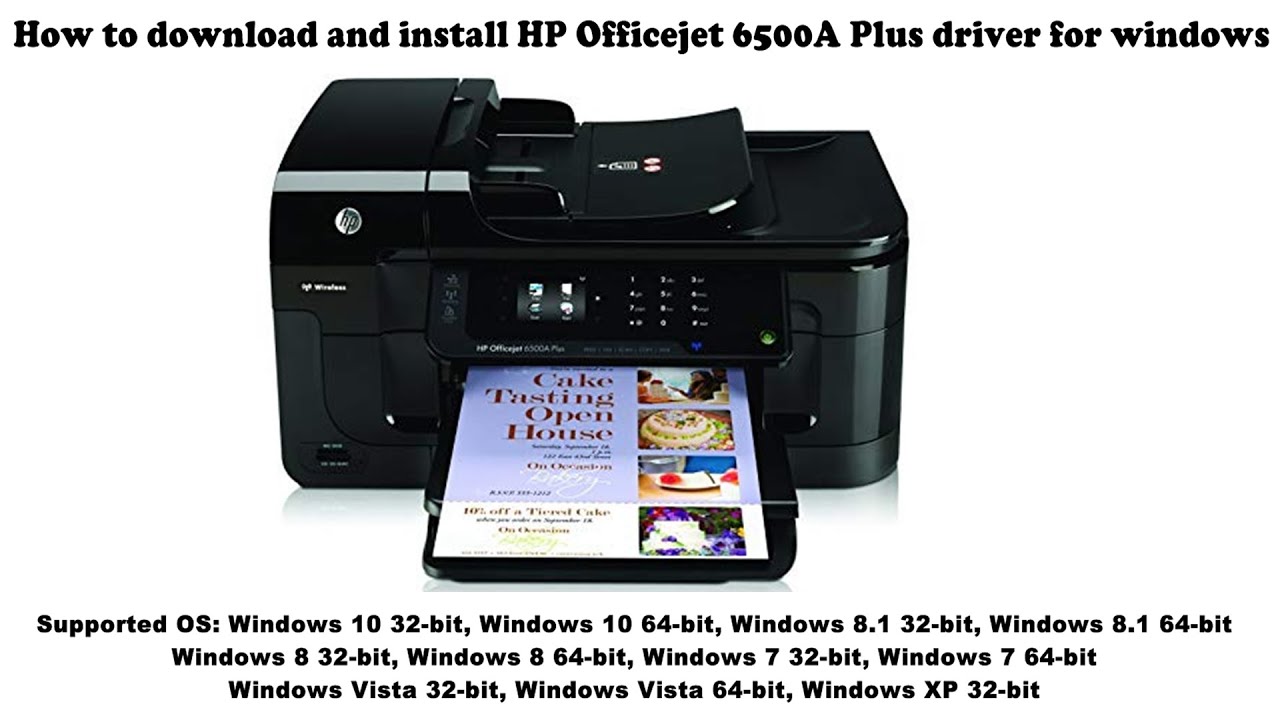 hp officejet 6500a plus driver for mac 10.10